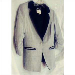 Vero moda classic black and white checked blazer